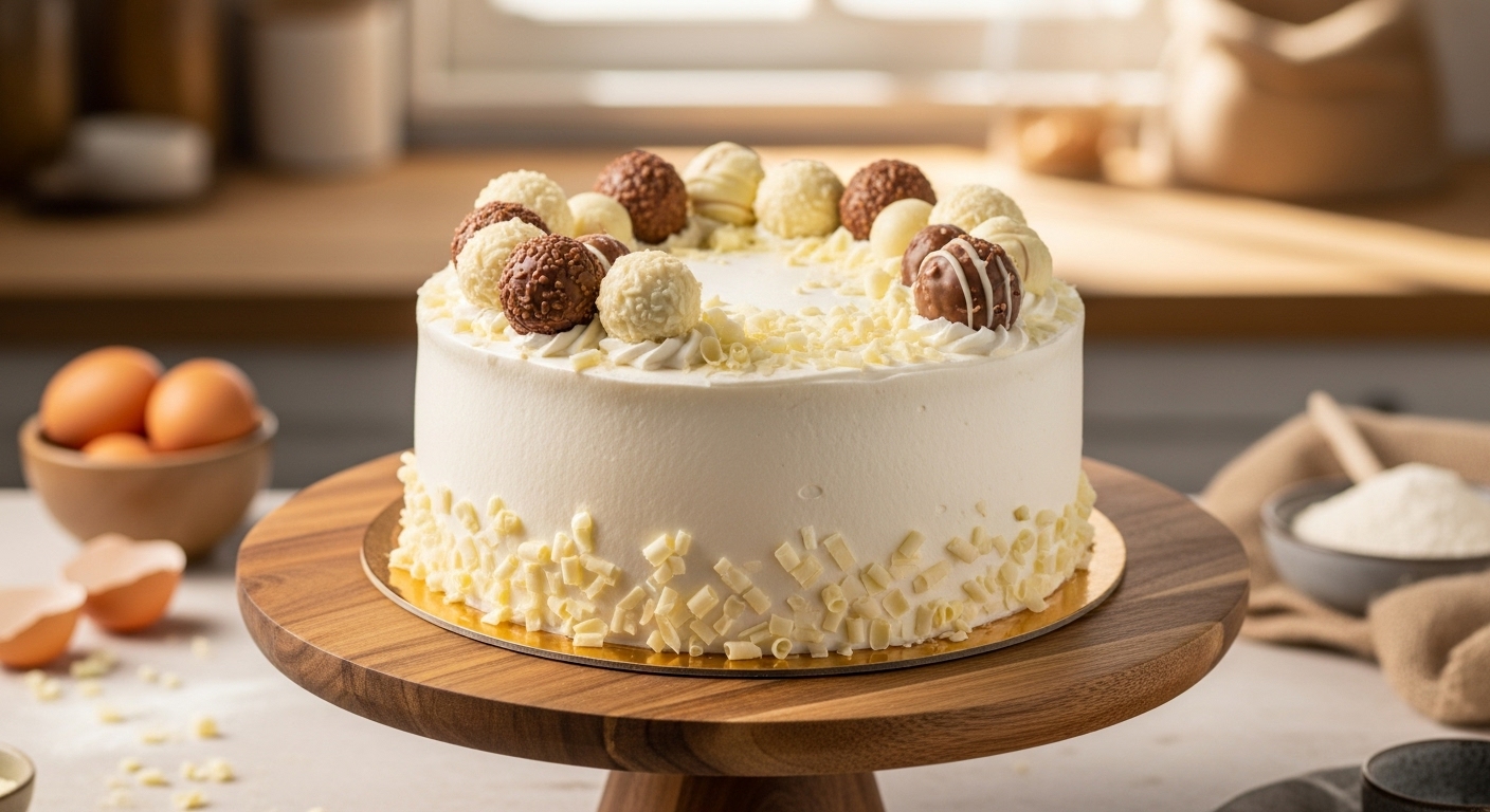 Bolo Bombom de Chocolate Branco: A Receita Perfeita Para Surpreender!