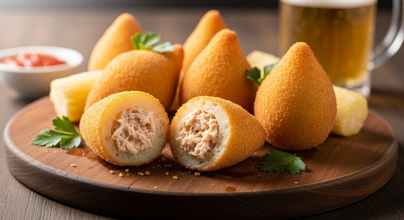 Receita de Coxinha de Mandioca com Frango: O Guia Definitivo para um Salgado Perfeito e Sequinho!
