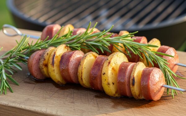 Espetinho de Toscana com Batata: A Receita Perfeita para seu Próximo Churrasco!