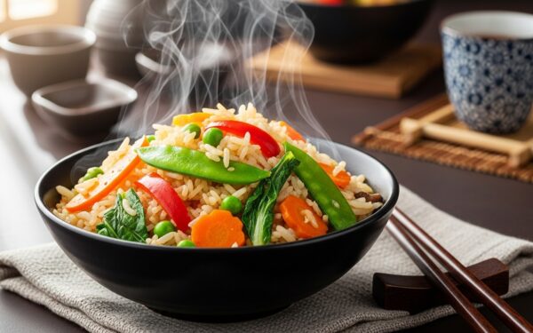 Arroz Chinês Vegetariano: A Receita Fácil e Surpreendente que Conquista a Todos!