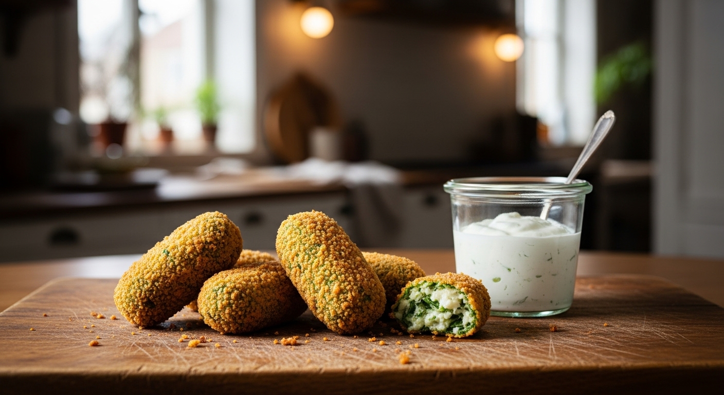 Croquete de Espinafre Assado: A Receita Fácil para um Aperitivo Incrível e Saudável!