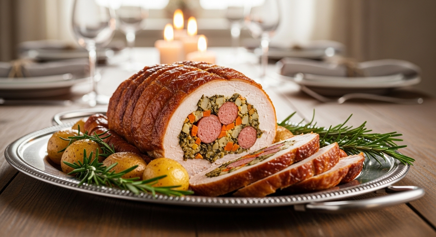 Receita de Rôti de Peru Recheado: O Guia Definitivo para um Prato Suculento e Inesquecível
