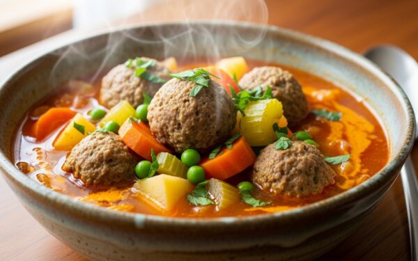 A Melhor Receita de Sopa com Almôndegas: Um Abraço Quentinho na Tigela!