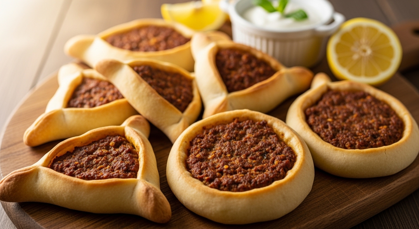 Receita de Esfiha Aberta Tipo Habib’s: O Segredo da Massa Fofinha e do Recheio Suculento!