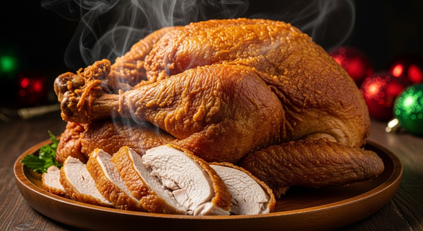 Cansado do Mesmo Sabor? 3 Ideias Incríveis para uma Receita de Peru de Natal Diferente e Inesquecível