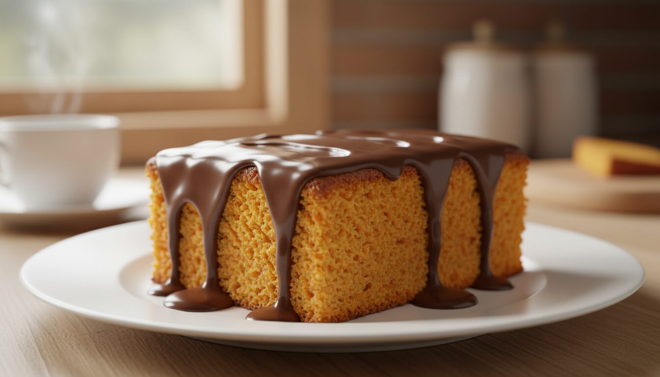 Receita de Bolo de Cenoura Fofinho em 40 Minutos: A Receita Perfeita com Cobertura de Chocolate!