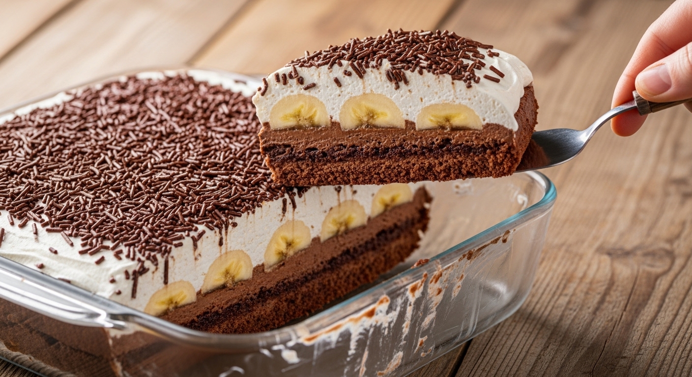 Receita de Sobremesa de Banana com Chocolate: A Versão Fácil e Cremosa!