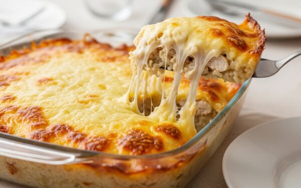 Receita de Arroz de Forno Cremoso com Frango: A Mais Fácil e Saborosa!