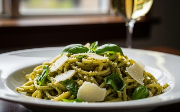 Receita de Macarrão ao Pesto Rápido: Sabor Incrível em 5 Minutos!