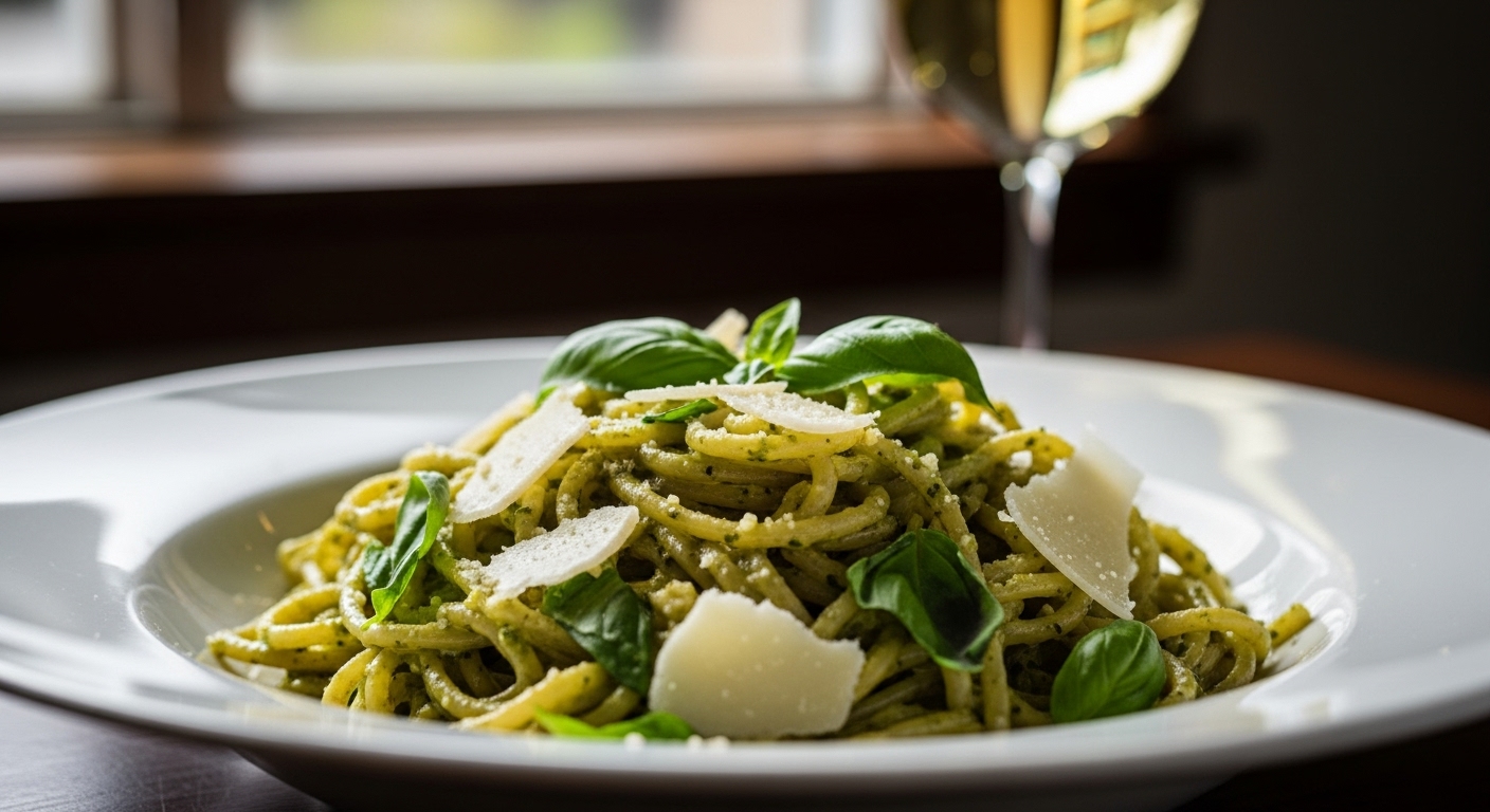 Receita de Macarrão ao Pesto Rápido: Sabor Incrível em 5 Minutos!