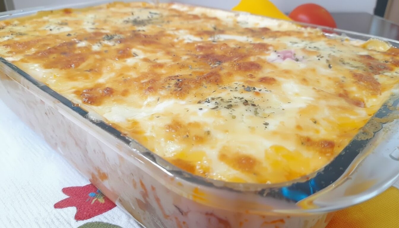 Arroz de Forno com Linguiça Calabresa – A Receita Cremosa e Fácil que Vai Conquistar Sua Família!