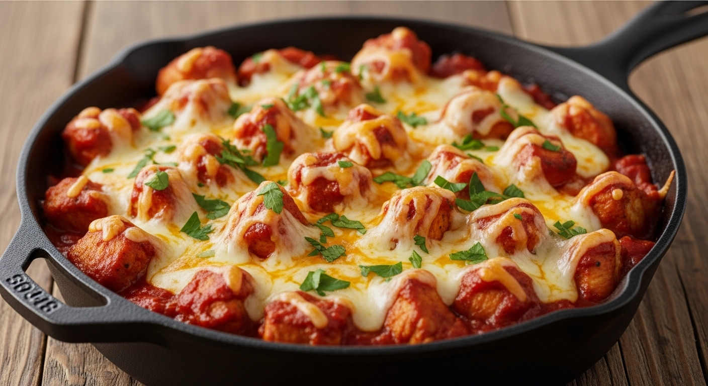 Receita de Frango em Cubinhos com Queijo – O Jantar Perfeito em Minutos!