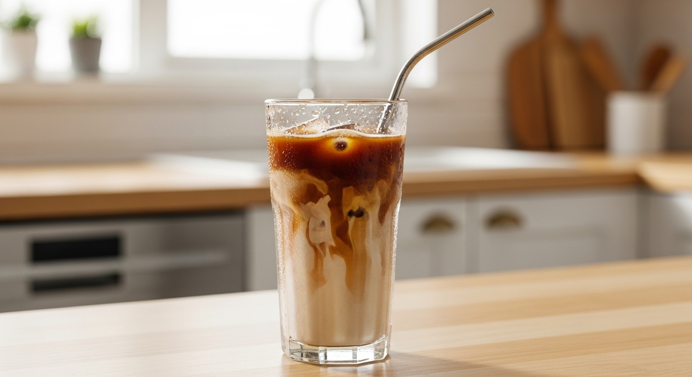 A Receita de Café Gelado Tipo Starbucks que Vai Salvar Seu Dia: Cremoso e Pronto em 5 Minutos!