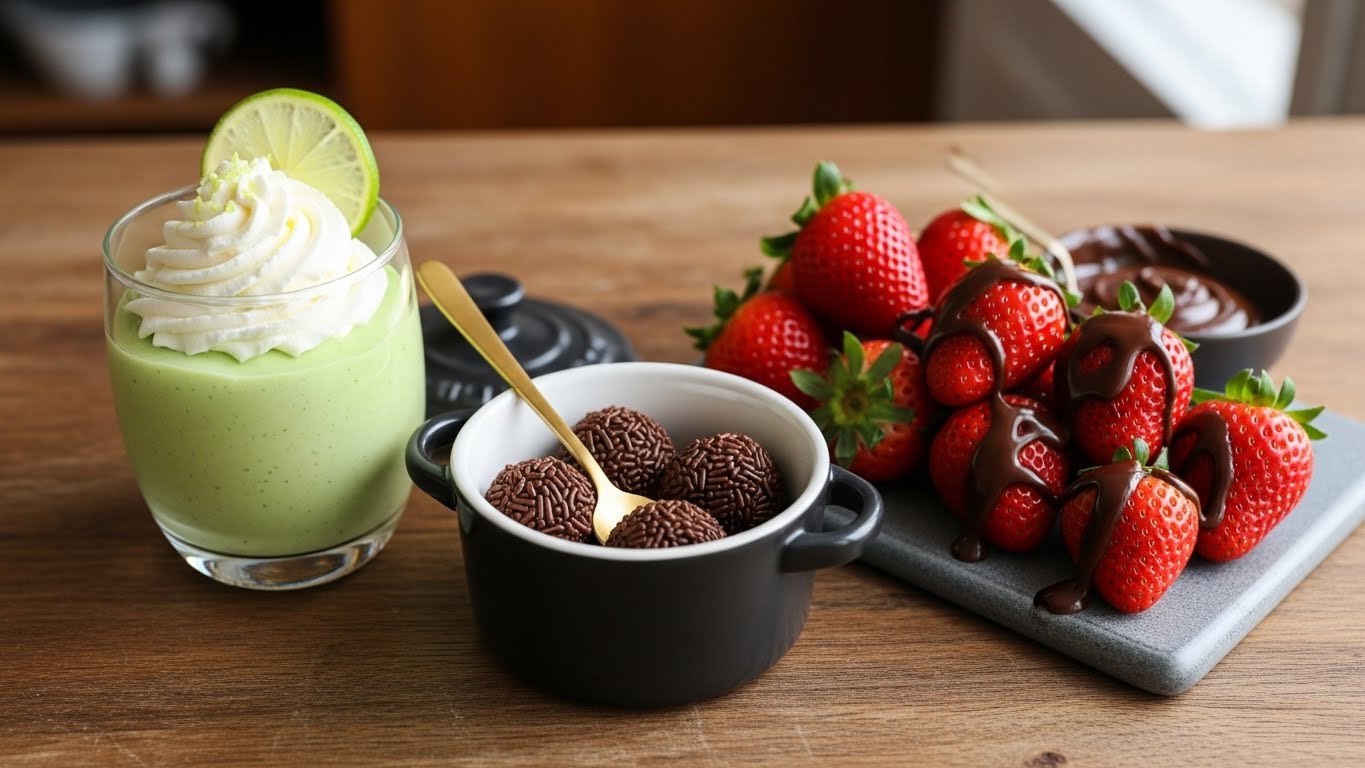 10 sobremesas rápidas e fáceis para fazer em 20 minutos (com ingredientes simples)